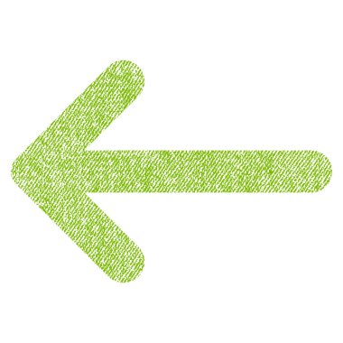 Ok sol kumaş dokulu simgesi