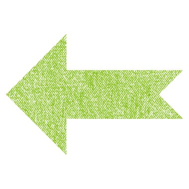 Ok sol kumaş dokulu simgesi