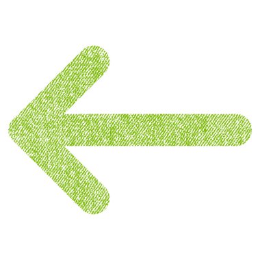 Ok sol kumaş dokulu simgesi