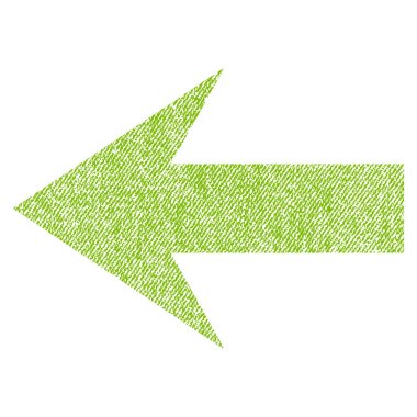 Ok sol kumaş dokulu simgesi