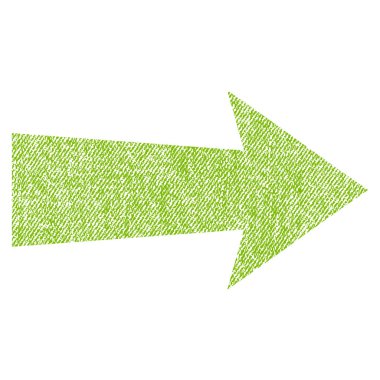 Ok sağ kumaş dokulu simgesi