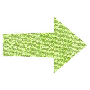 Ok sağ kumaş dokulu simgesi