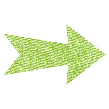 Ok sağ kumaş dokulu simgesi