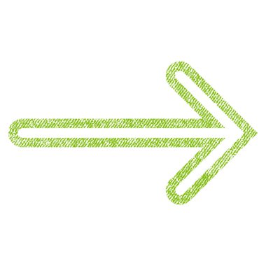 Ok sağ kumaş dokulu simgesi