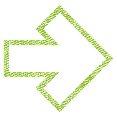 Ok sağ kumaş dokulu simgesi