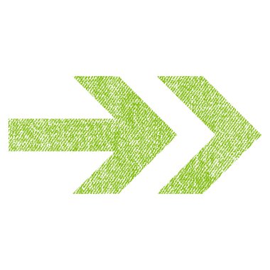 Ok sağ kumaş dokulu simgesi