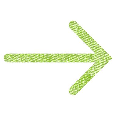 Ok sağ kumaş dokulu simgesi