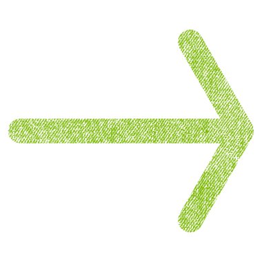 Ok sağ kumaş dokulu simgesi