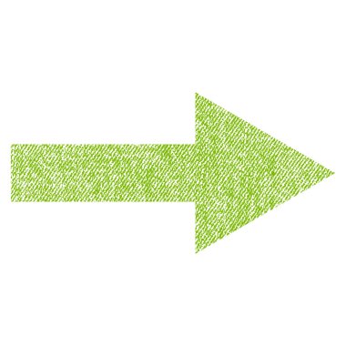 Ok sağ kumaş dokulu simgesi