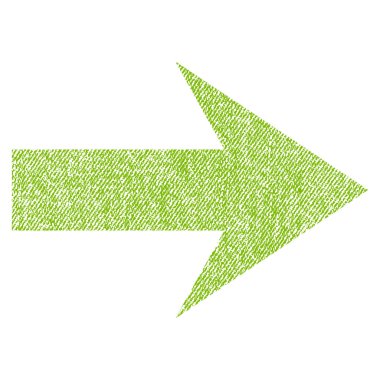 Ok sağ kumaş dokulu simgesi