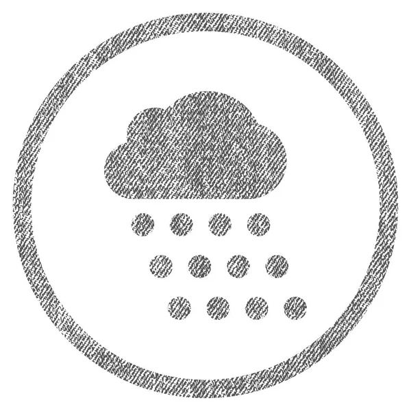 雨云织物纹理的图标 — 图库矢量图片