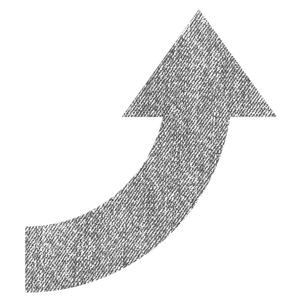 Icône texturée en tissu rotatif — Image vectorielle