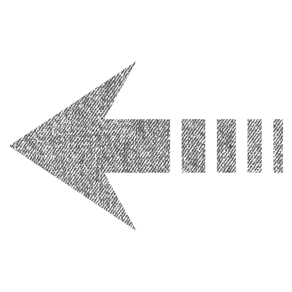 Envoyer Tissu gauche Icône texturée — Image vectorielle
