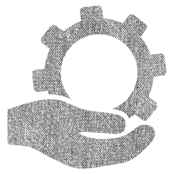 Sieć szkieletowa usług teksturowanej ikona — Wektor stockowy
