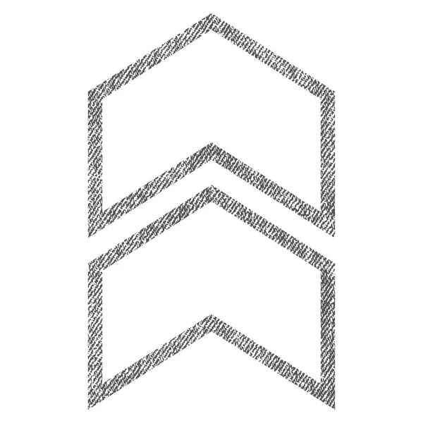 Boven de stof geweven pictogram verplaatsen — Stockvector