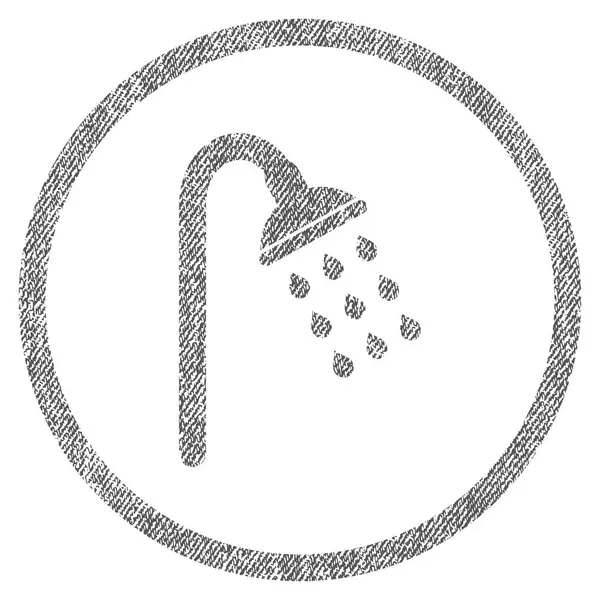 Icono texturizado de tela de ducha — Archivo Imágenes Vectoriales