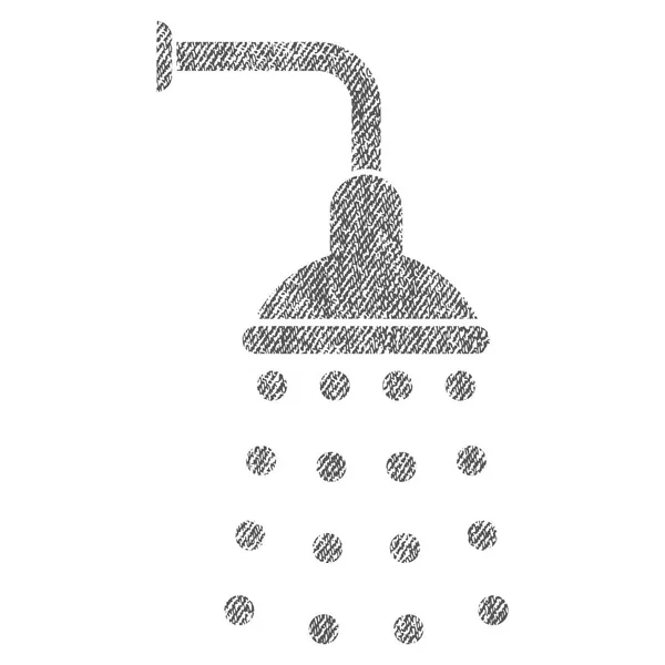 Shower Fabric Textured Icon — Stock Vector