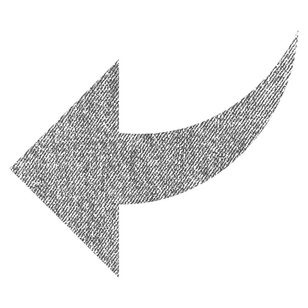 Desfazer tecido texturizado ícone — Vetor de Stock