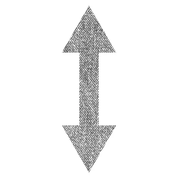 Verticaal spiegelen stof geweven pictogram — Stockvector