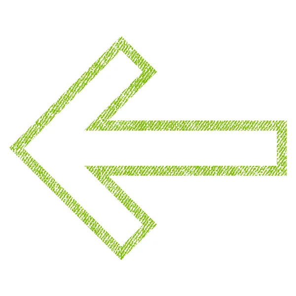 Ok sol kumaş dokulu simgesi