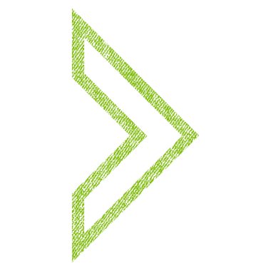 Ok ucu sağ kumaş dokulu simgesi