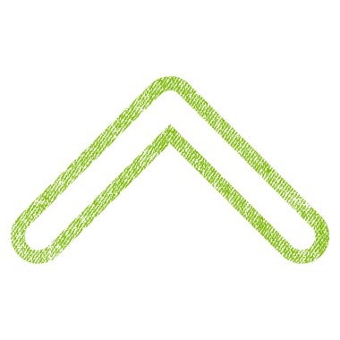 Kumaş dokulu simgesi yukarı ok ucu