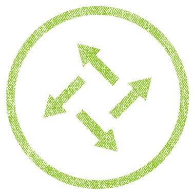 Santrifüj okları kumaş dokulu simgesi