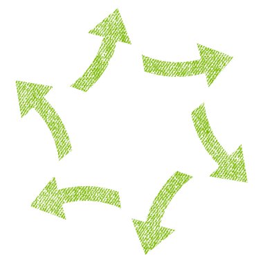 Santrifüj okları kumaş dokulu simgesi