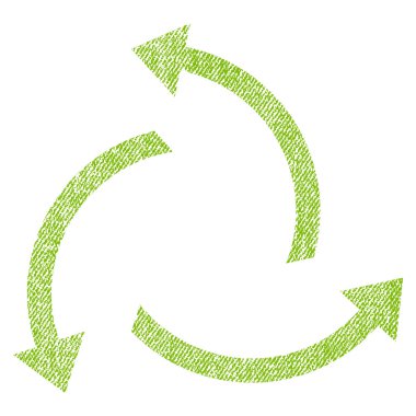 Santrifüj okları kumaş dokulu simgesi