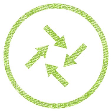 Merkezcil okları kumaş dokulu simgesi