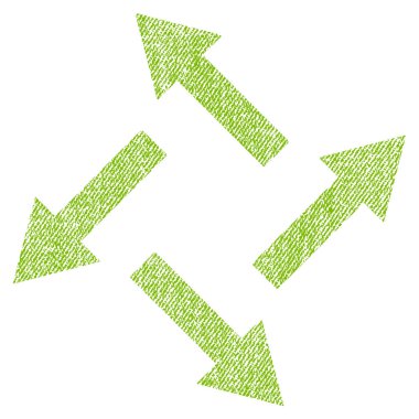 Santrifüj okları kumaş dokulu simgesi