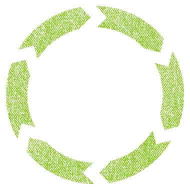 Dolaşım kumaş dokulu simgesi