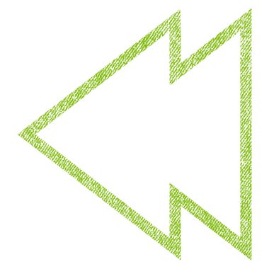 Yön sol kumaş dokulu simgesi