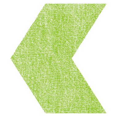 Yön sol kumaş dokulu simgesi