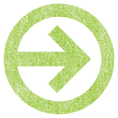 Yöne doğru kumaş dokulu simgesi