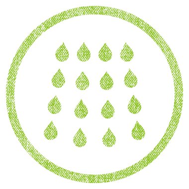 Simge damla kumaş dokulu