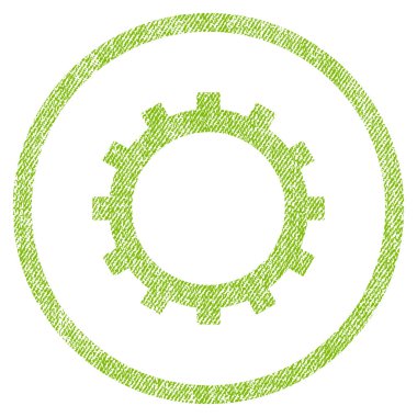 Dişli kumaş dokulu simgesini