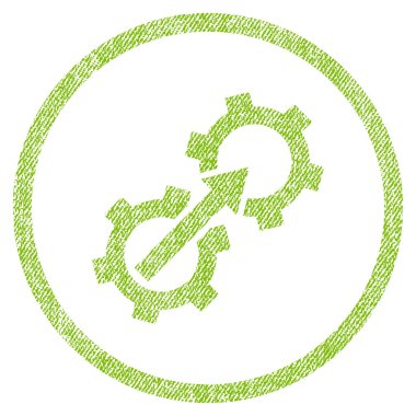 Dişli Tümleştirme kumaş dokulu simgesini