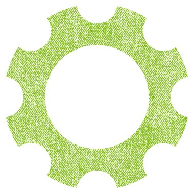 Dişli kumaş dokulu simgesini