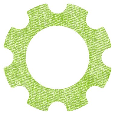 Dişli kumaş dokulu simgesini