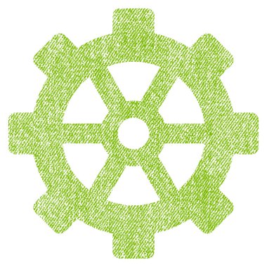 Dişli kumaş dokulu simgesini