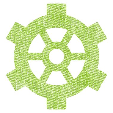 Dişli kumaş dokulu simgesini