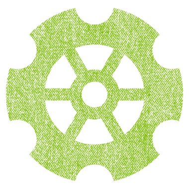 Dişli kumaş dokulu simgesini