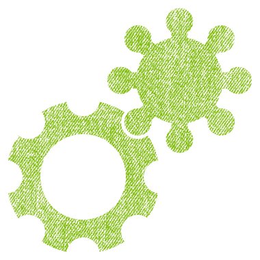 Gears'ı kumaş dokulu simgesi