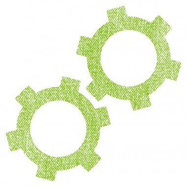 Gears'ı kumaş dokulu simgesi