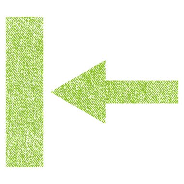 Simge sol kumaş dokulu taşımak