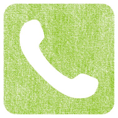 Telefon kumaş dokulu simgesi