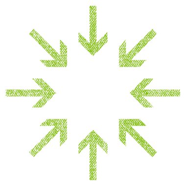 Basınç okları kumaş dokulu simgesi