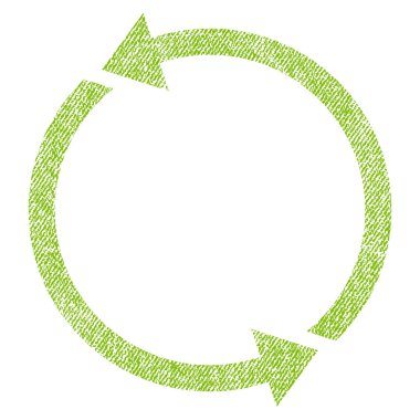 Geri dönüşüm kumaş dokulu simgesi