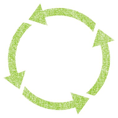 Geri dönüşüm kumaş dokulu simgesi